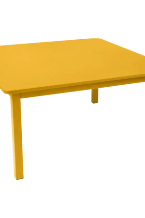 Petit Prix FERMOBTable Carrée 143 x 143 cm Craft en Acier-Miel Texturé