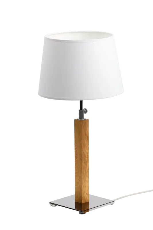 Lampe à poser Quatro Up - Aluminor-Chêne clair Promotion