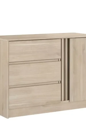 Commode 3 tiroirs 1 portes Palmyre Offre Exclusive