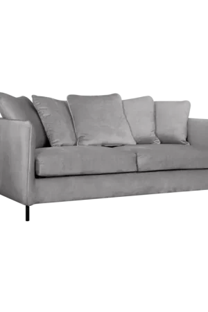 Offre Exclusive Canapé convertible velours Olympe-Gris