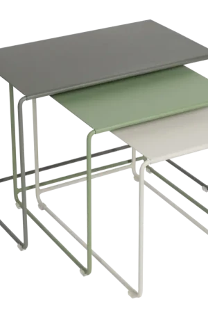 FERMOBTrilogie de tables basses gigognes Evidence Nature Oulala Promotion