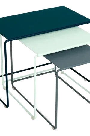 Offre Spéciale FERMOBTrilogie de tables basses gigognes Bouquet Rétro Oulala