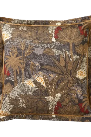 BLANC DES VOSGESTaie d'oreiller satin de coton Jardins de Babylone-65 x 65 cm Remise