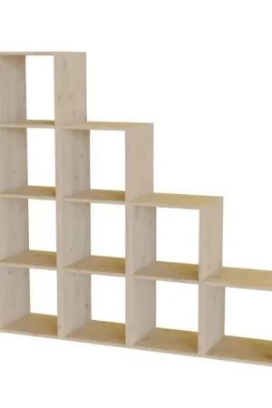Etagère escalier bois massif moyenne version Elio Commander Vite