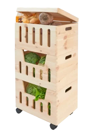 Légumier bois massif Eglantine Remise
