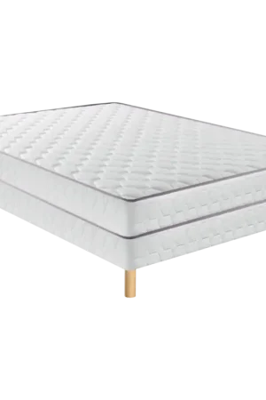 Vente Flash MERINOSEnsemble matelas et sommier Natty-140 x 190 cm