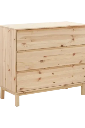 Acheter Direct Commode pin massif 3 tiroirs Elie