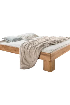 Commander Vite Lit avec rangements en options chêne massif Charly-160 x 200 cm