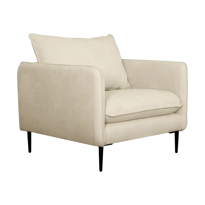 Offre Du Jour Fauteuil tissu Oden-Crème
