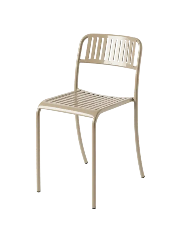 Remise TOLIXChaise lames Patio-Beige Gris