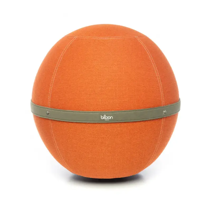 BLOON PARISSiège ballon dynamique tissu chiné-Orange -Taille XL Vente Directe