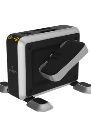 EVEIAPédalier de bureau-Noir/Gris Aluminium Nouvel Arrivage