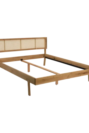 Lit chêne massif Capucine-140 x 190 cm Haute Qualité