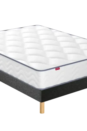 Top Vente MERINOSEnsemble matelas et sommier Sweety-Anthracite -90 x 190 cm