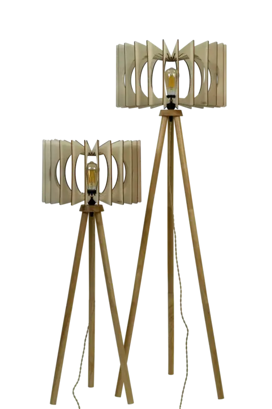 ATELIER LOUPIOTELampadaire liseuse Angèle Pieds bois-Pieds bois -Petit Super Prix