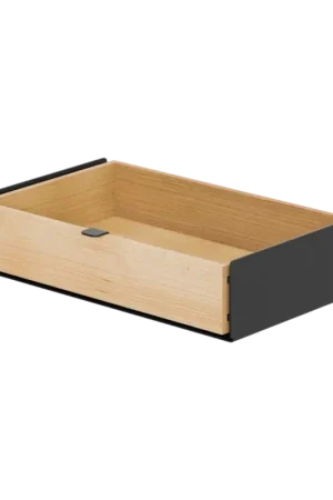 OAKYWOODGrand tiroir modulable-Chêne/Base noire -Simple Haute Qualité