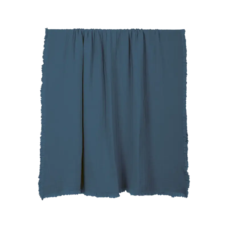 HAOMYPlaid double voile de coton Vanly-Turquin -130 x 180 cm Commander Vite