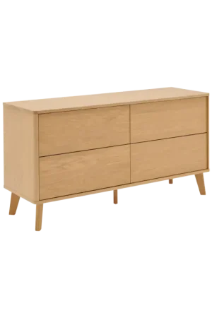 Commode 4 tiroirs bois Atia Achat Immédiat