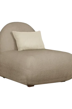 Fauteuil bouclette Oméga-Beige Nouveauté