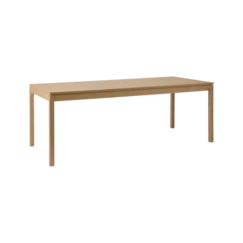 Livraison Express Table à manger rectangulaire décor bois 8 personnes Simon