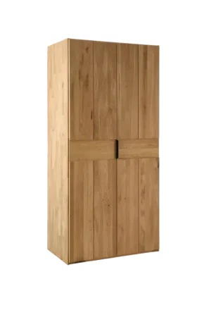 Armoire chêne massif 2 portes Conor Seulement Aujourd'hui