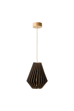 ATELIER LOUPIOTESuspension Ambre-Bois Chocolat Meilleure Vente
