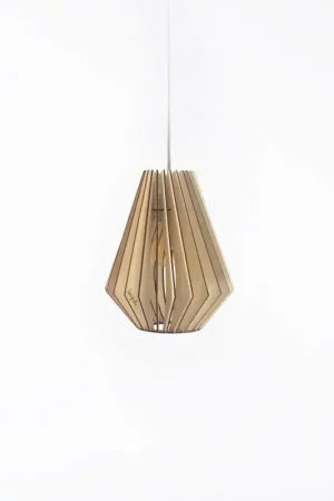 ATELIER LOUPIOTESuspension Ambre-Bois brut Satisfait Ou Remboursé
